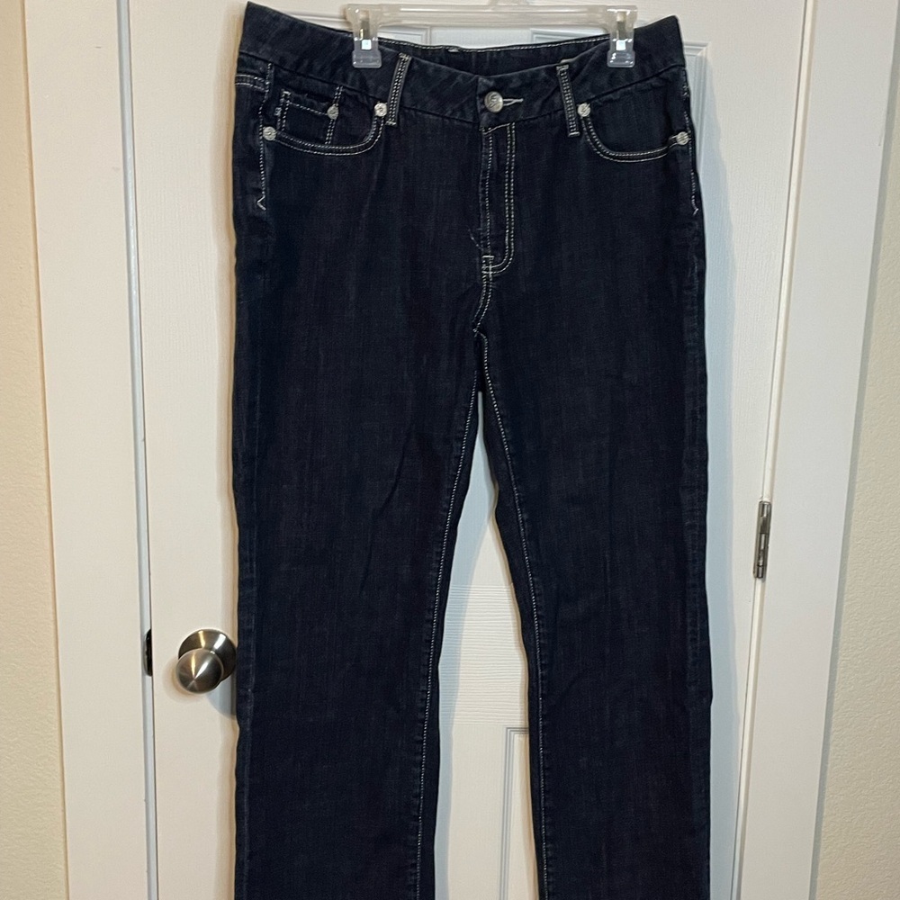 Seven7 Limited Edition premium dark wash denim jeans plus sz 20 - Picture 2 of 15